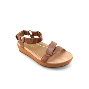 VIONIC Kayan Size 7 Toffee Brown Orthotic Backstrap Women Sandals